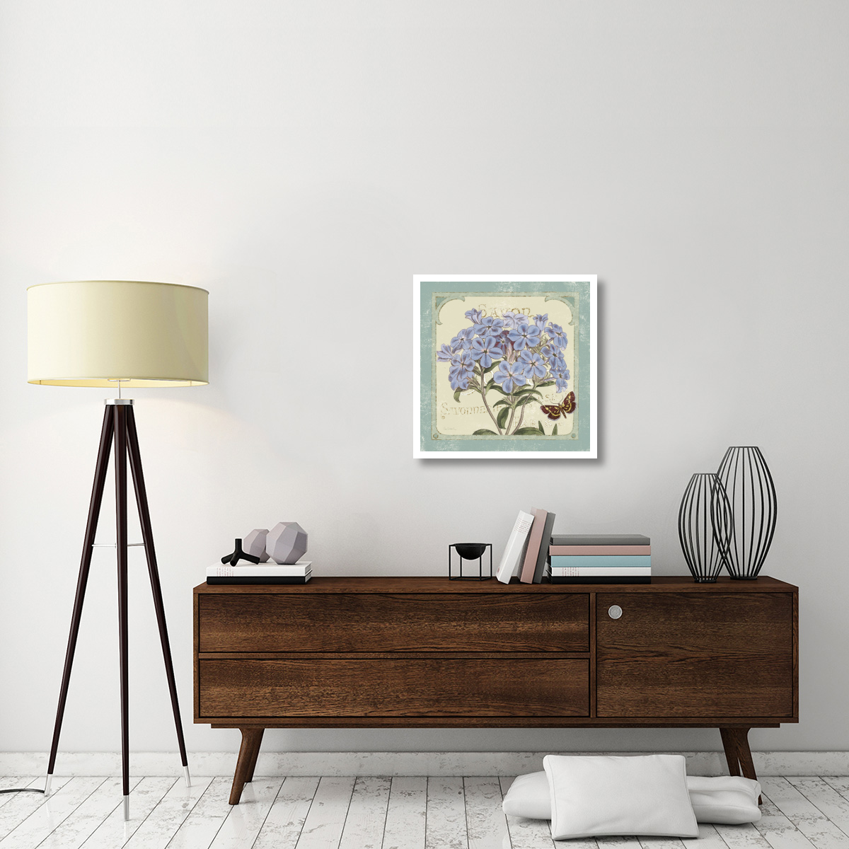 Parisian Flowers II -Paper Art-26&quotx26"