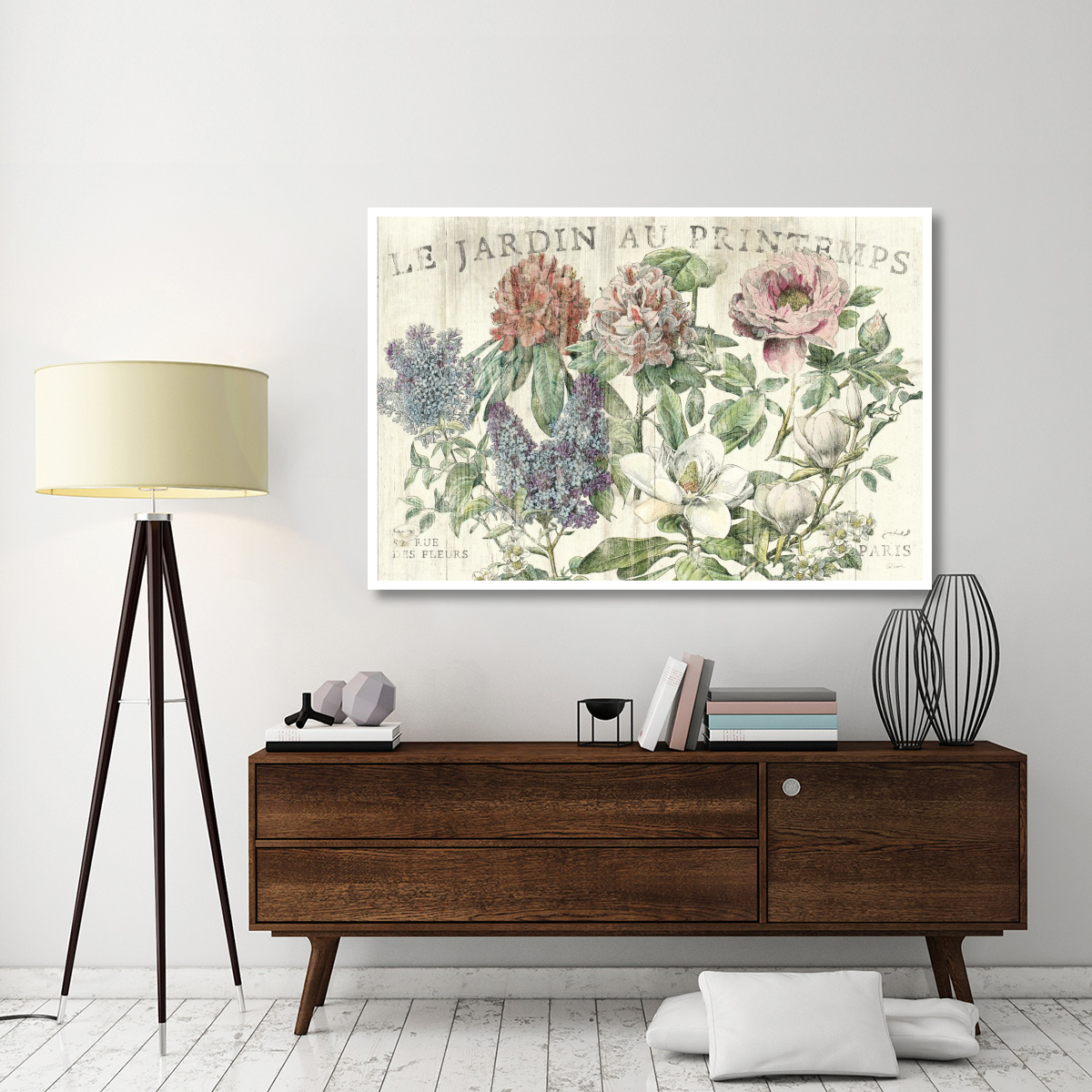Le Jardin Printemps -Paper Art-62&quotx42"