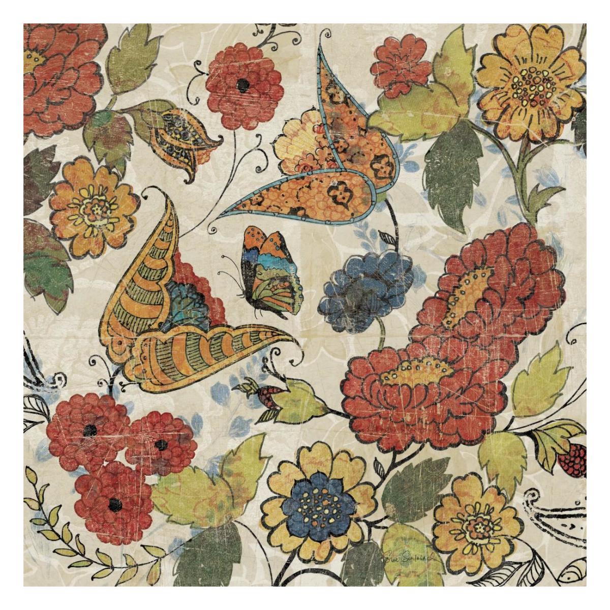 Botanical Fragments -Paper Art-26"x26"
