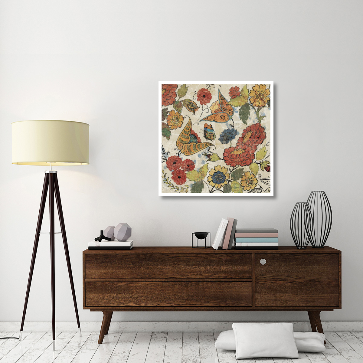 Botanical Fragments -Paper Art-38&quotx38"