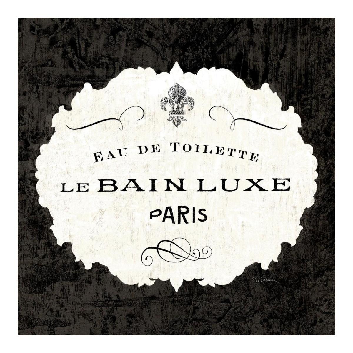 Le Bain Luxe I Square -Paper Art-20"x20"