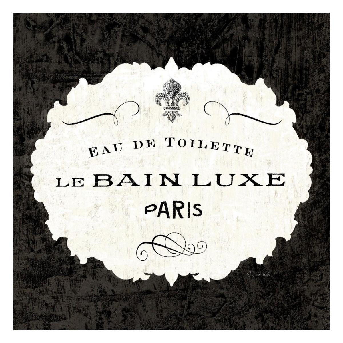 Le Bain Luxe I Square -Paper Art-26"x26"