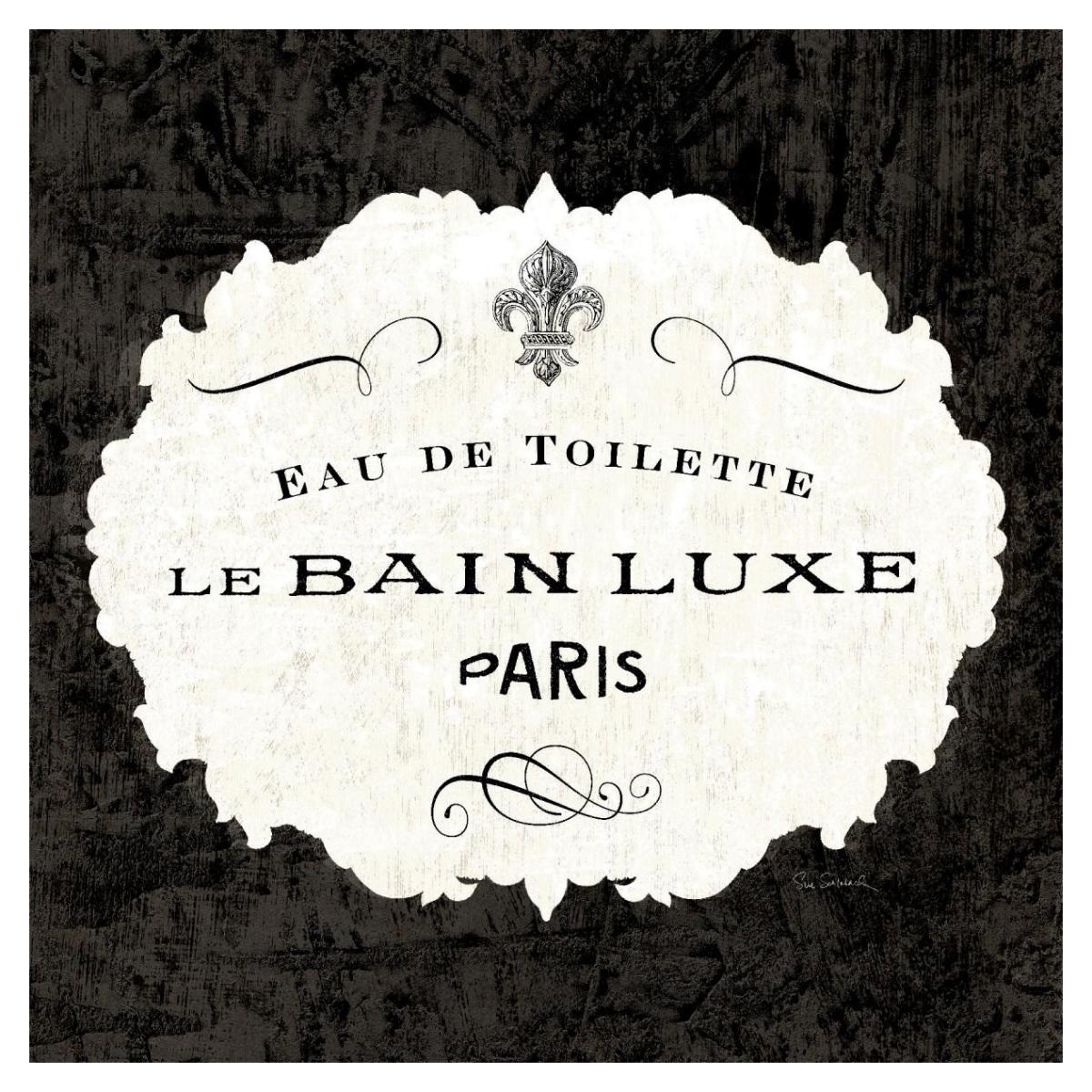 Le Bain Luxe I Square -Paper Art-38"x38"