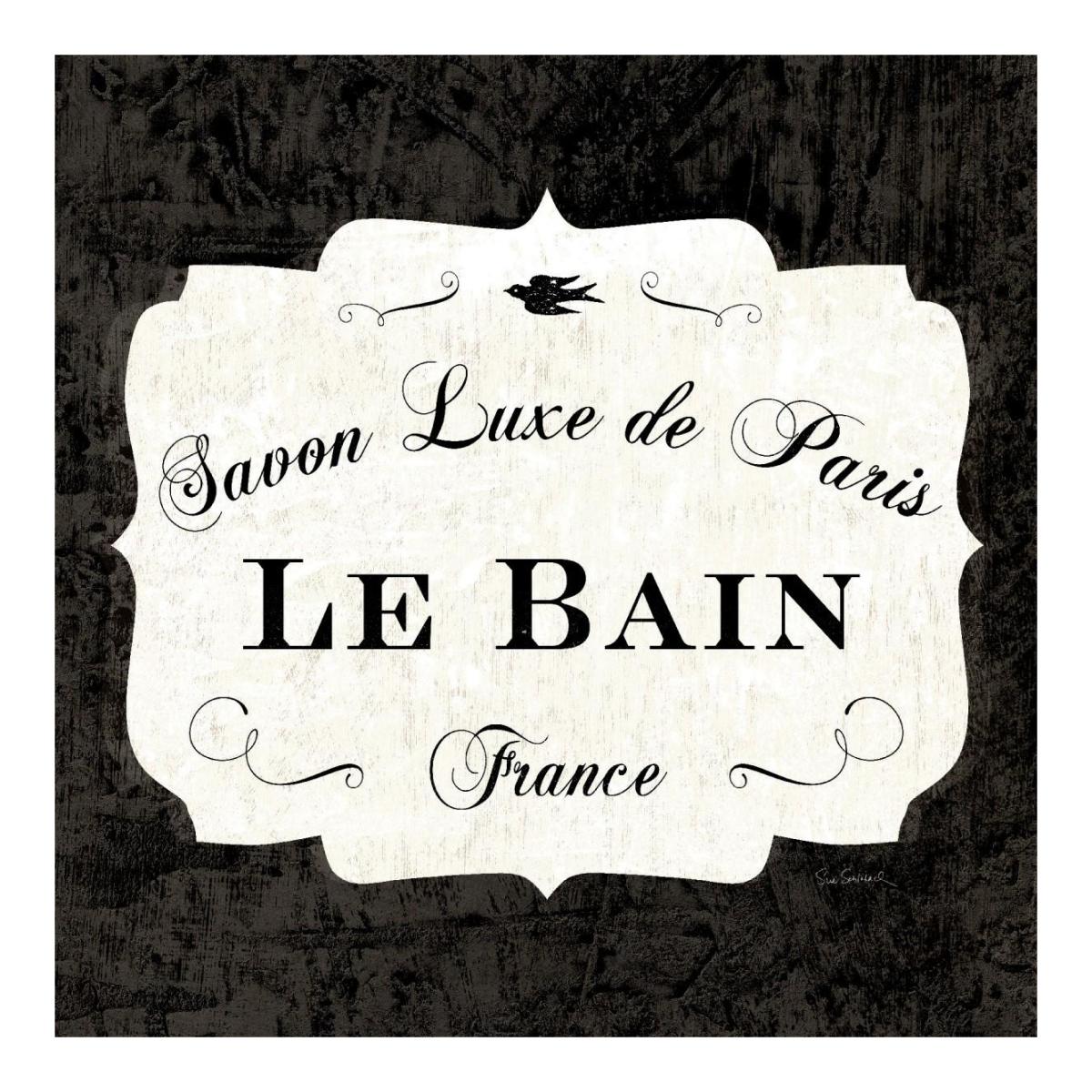 Le Bain Luxe II Square -Paper Art-20"x20"