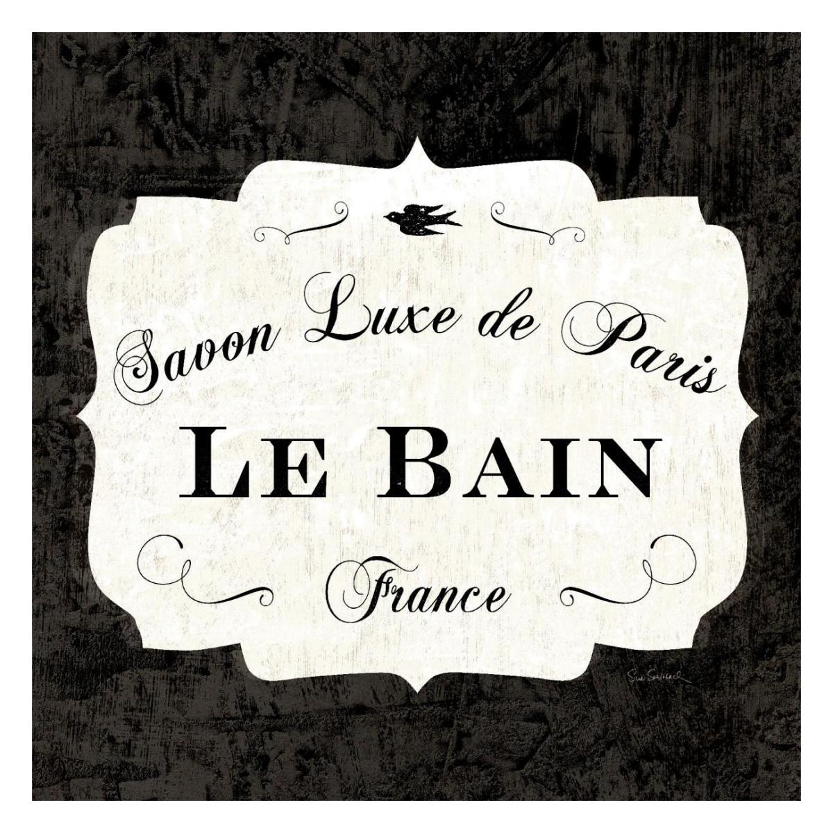 Le Bain Luxe II Square -Paper Art-26"x26"