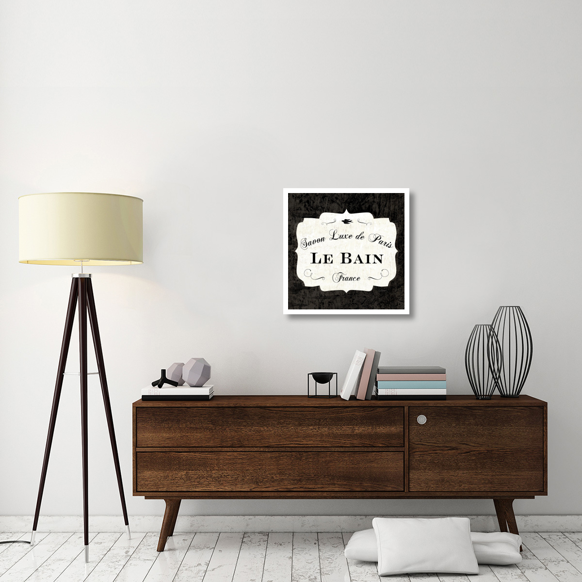 Le Bain Luxe II Square -Paper Art-26&quotx26"