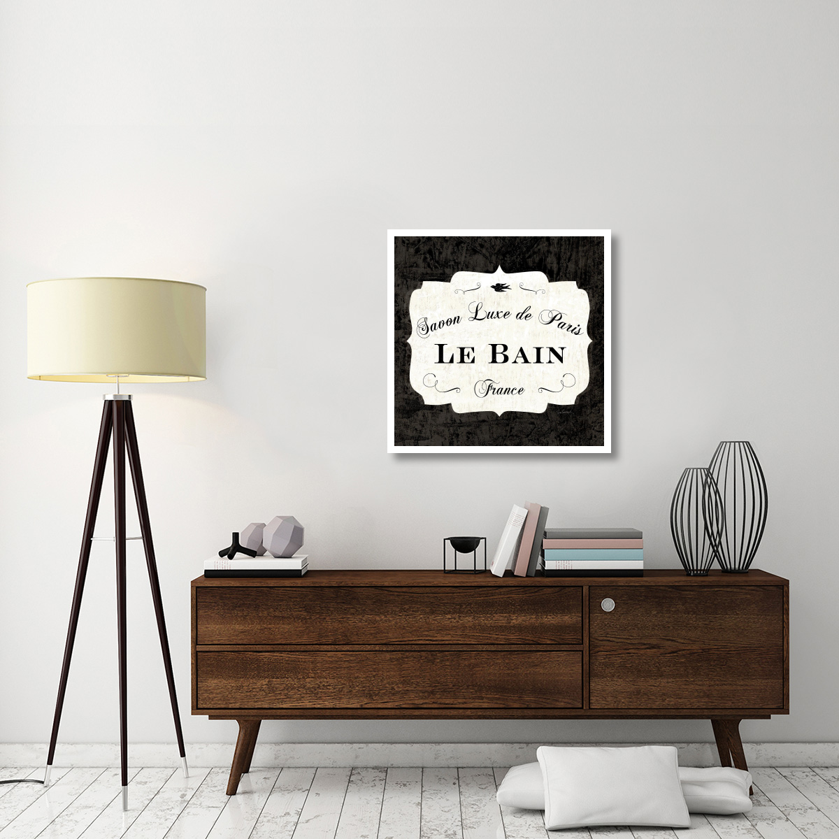 Le Bain Luxe II Square -Paper Art-32&quotx32"