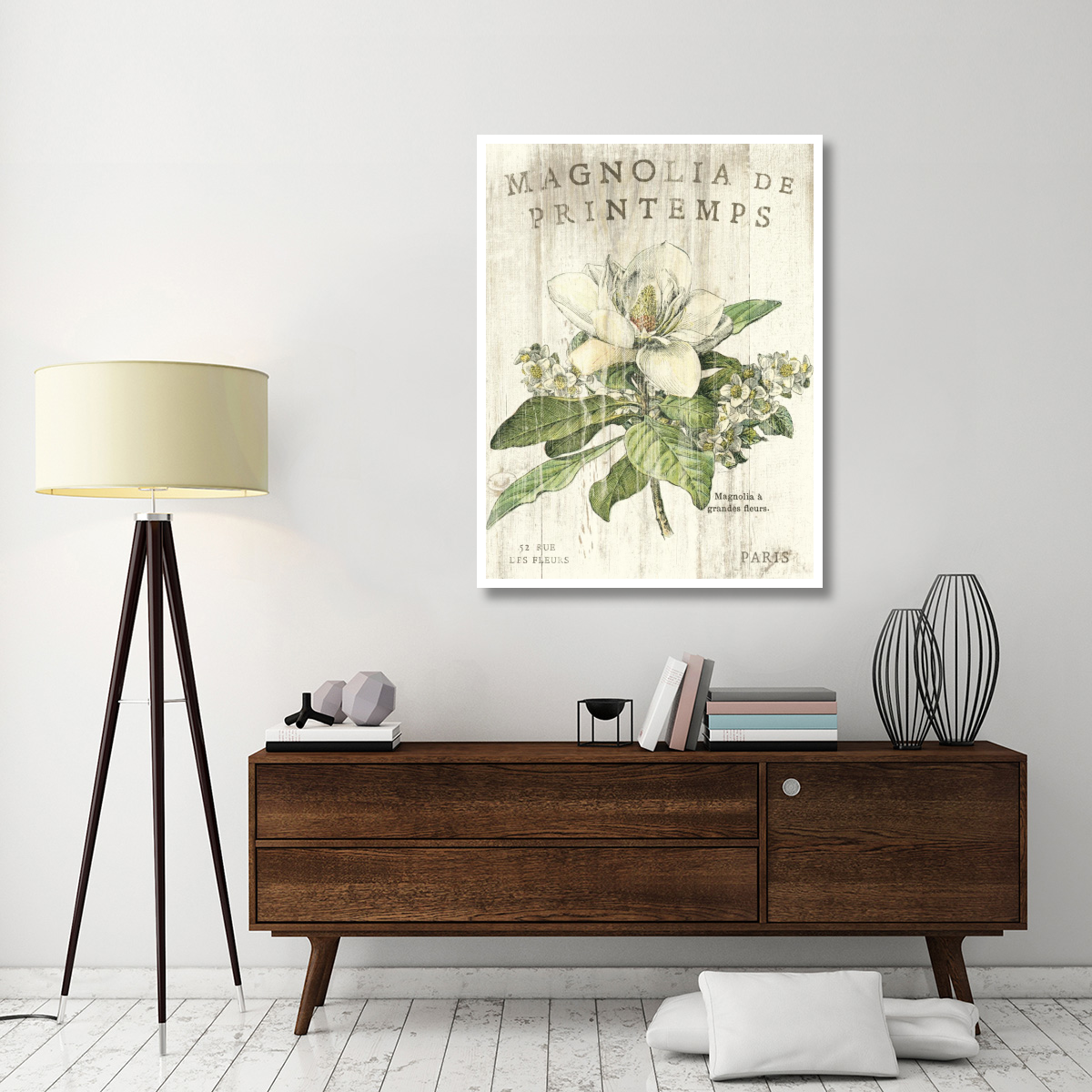 Magnolia de Printemps -Paper Art-38&quotx50"