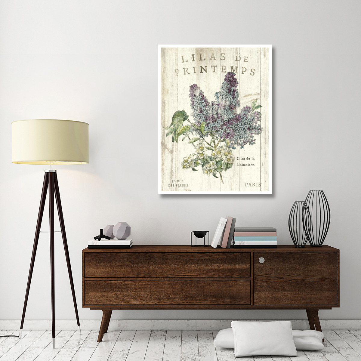 Lilas de Printemps -Paper Art-38&quotx50"