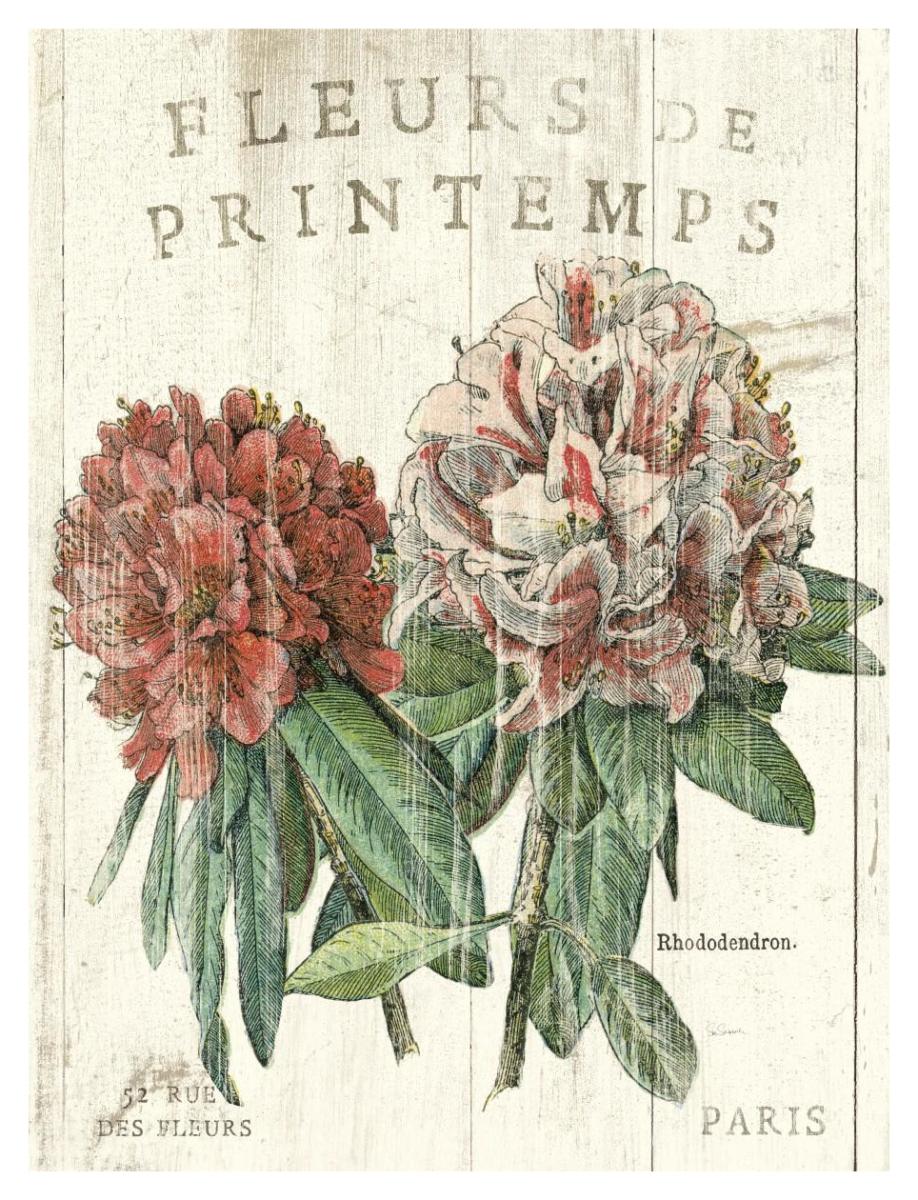 Fleur de Printemps -Paper Art-32"x42"