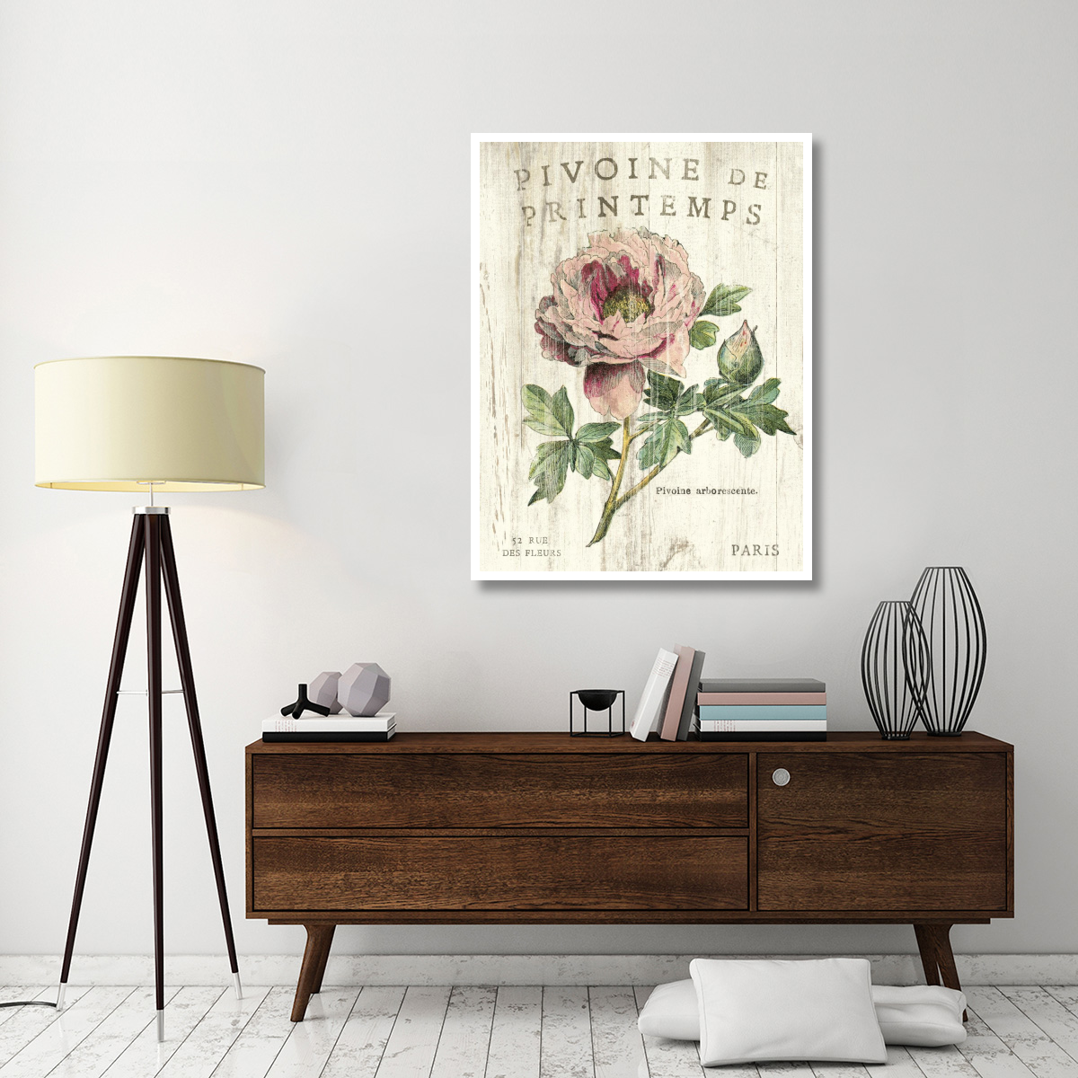 Pivoine de Printemps -Paper Art-38&quotx50"