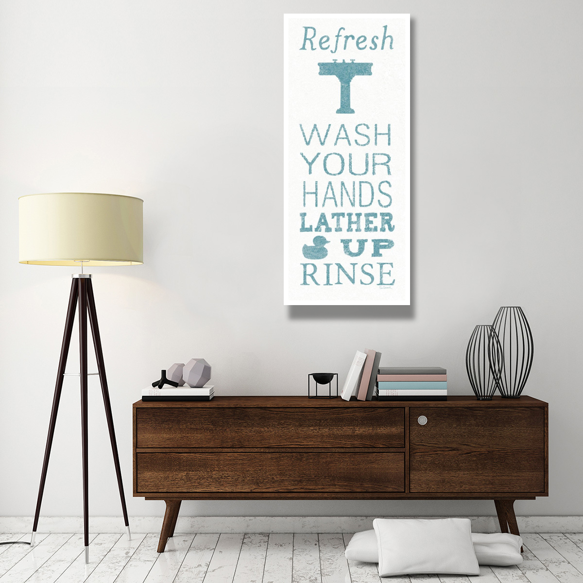 Hand Towel Sink -Paper Art-26&quotx62"