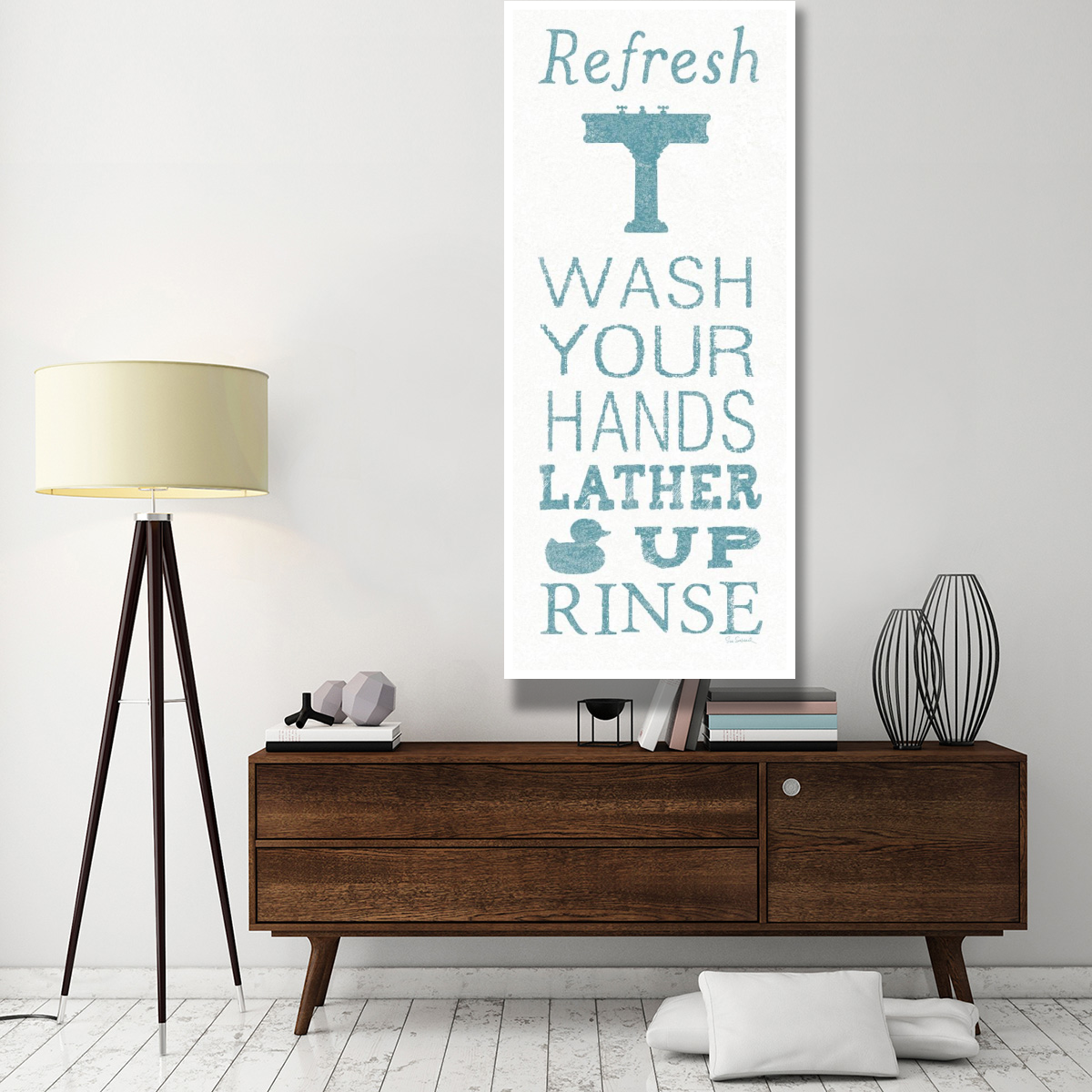 Hand Towel Sink -Paper Art-32&quotx77"