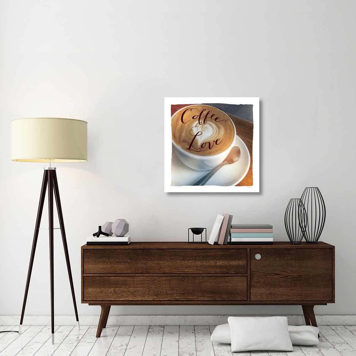 Coffee Love -Paper Art-32&quotx32"