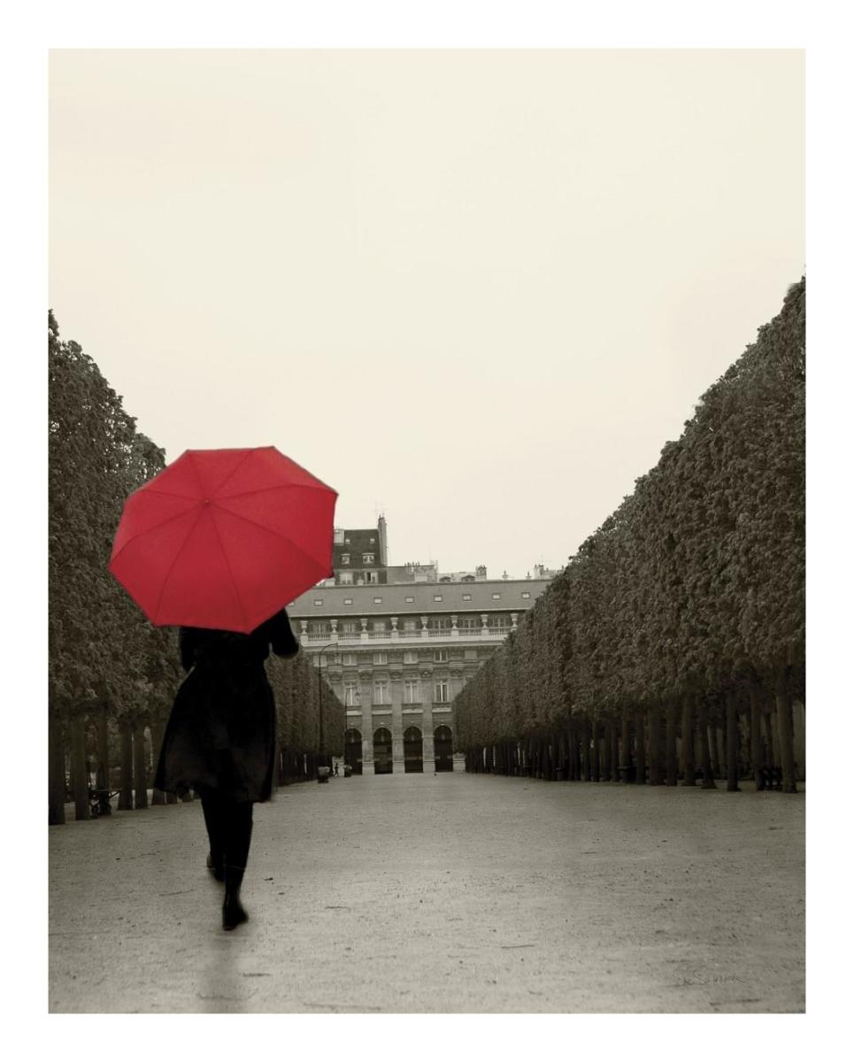 Paris Stroll I Feet -Paper Art-18"x22"
