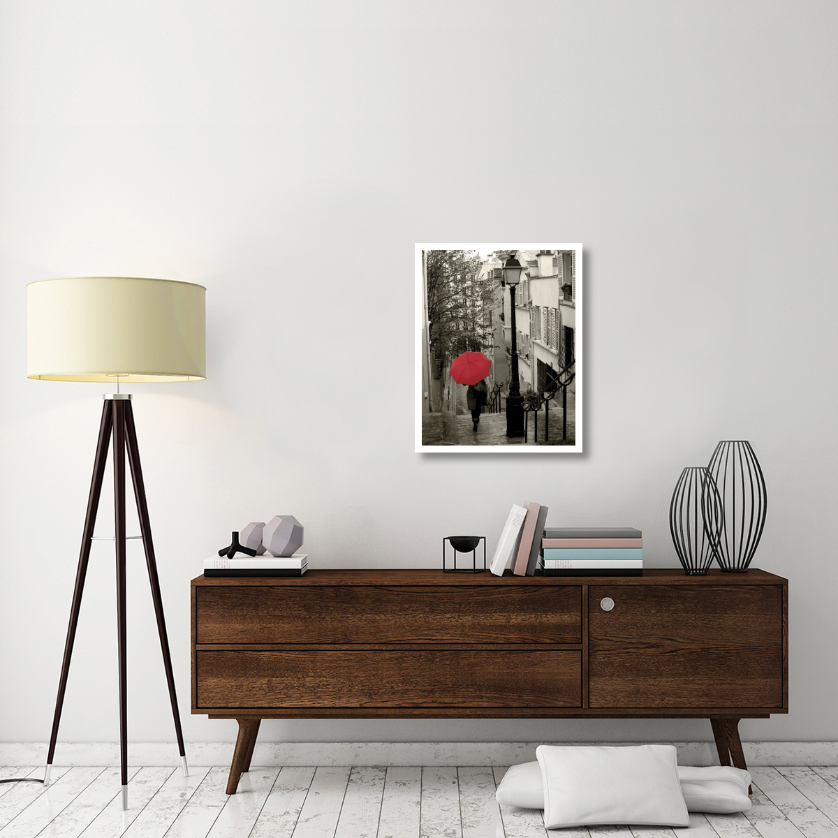Paris Stroll II -Paper Art-24&quotx30"