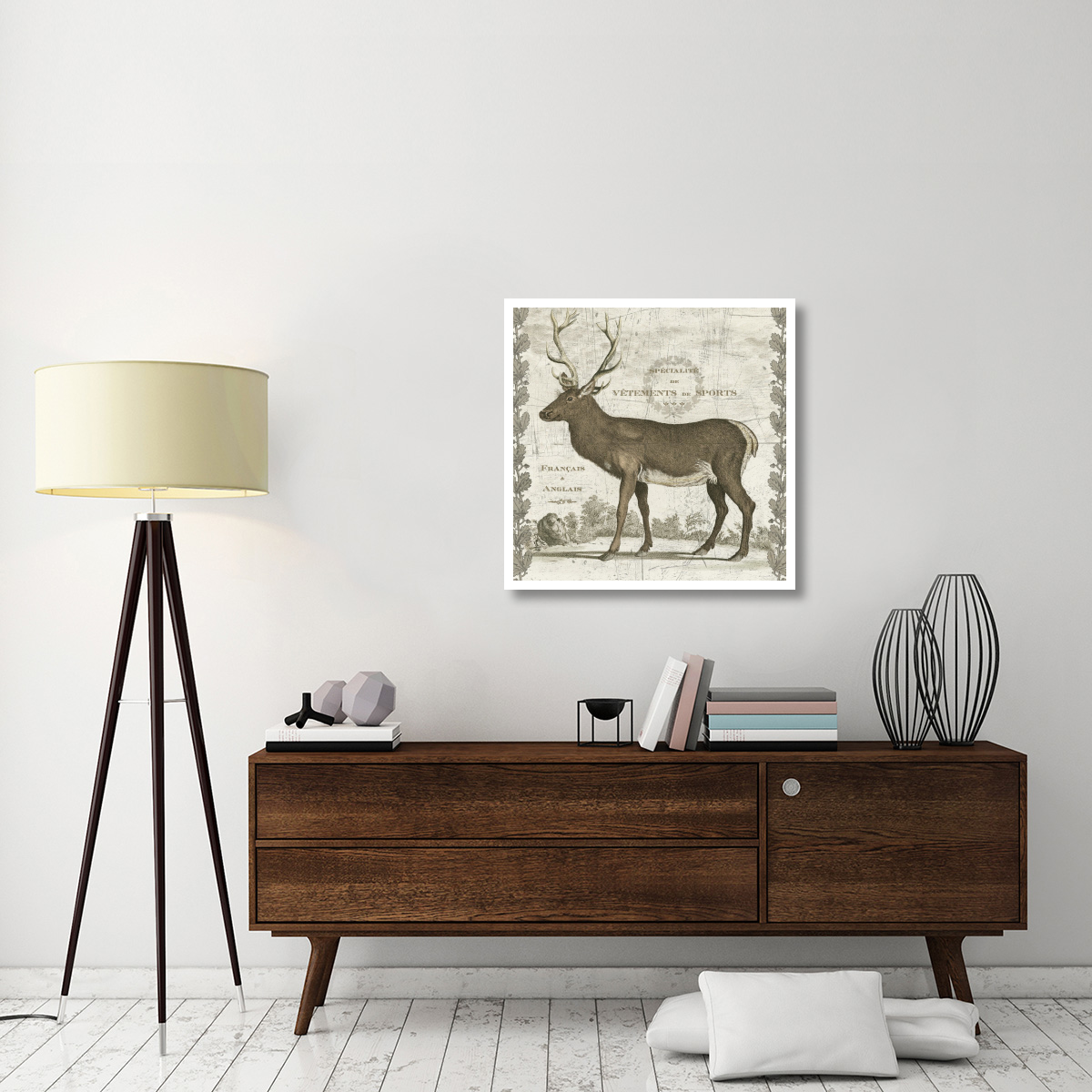 Regal Stag Sq -Paper Art-32&quotx32"