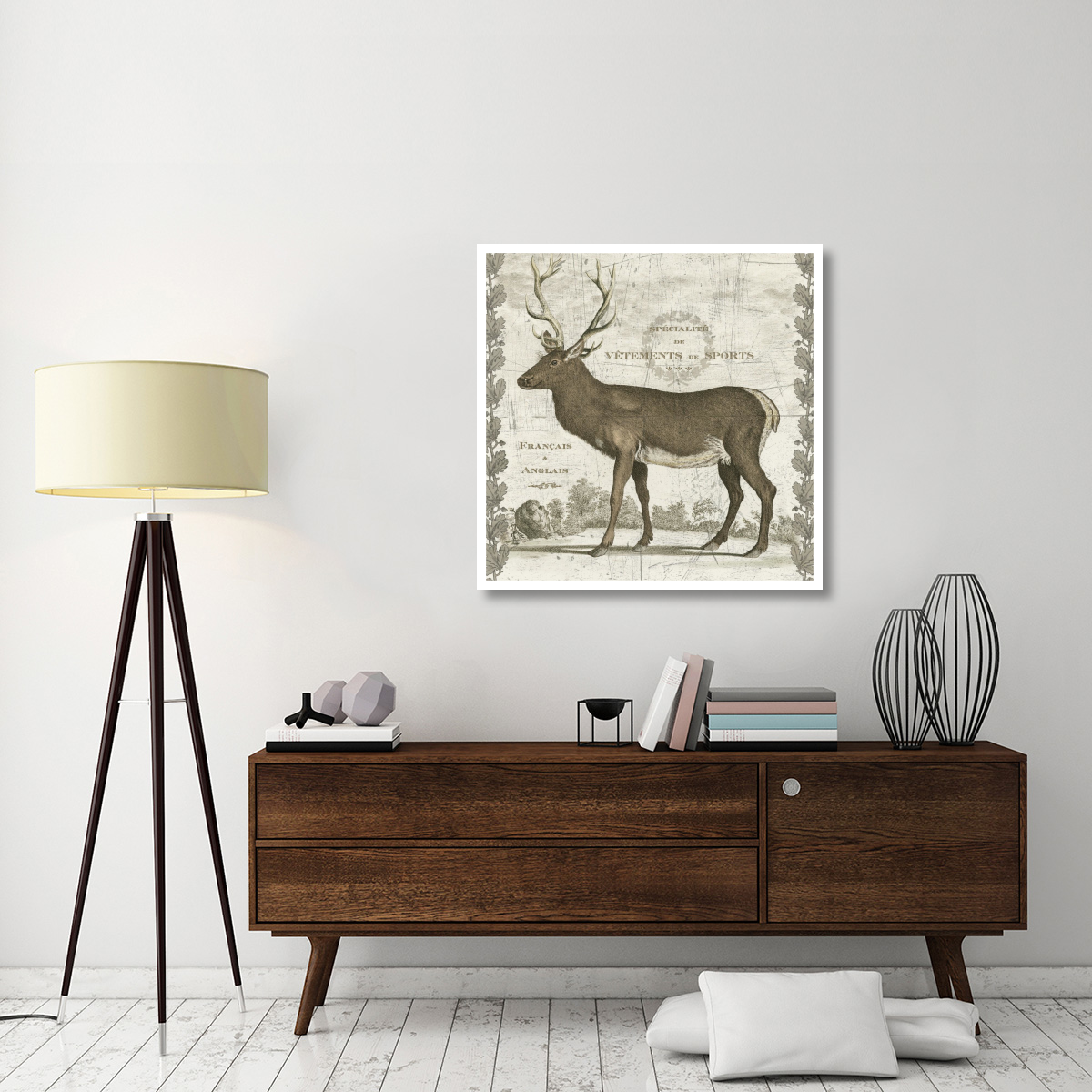 Regal Stag Sq -Paper Art-38&quotx38"