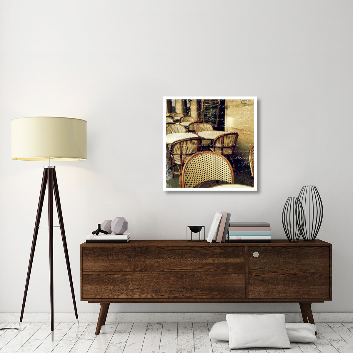 Paris Bistro Letter -Paper Art-32&quotx32"
