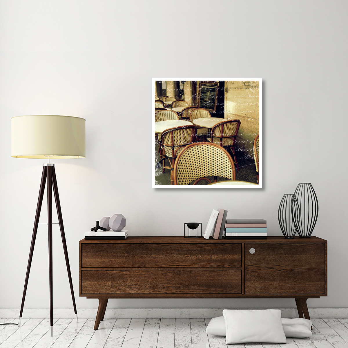 Paris Bistro Letter -Paper Art-38&quotx38"