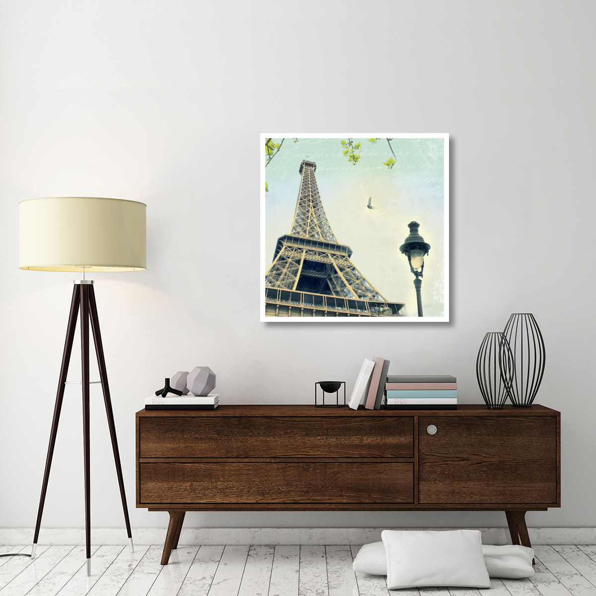 Paris Eiffel Letter -Paper Art-38&quotx38"