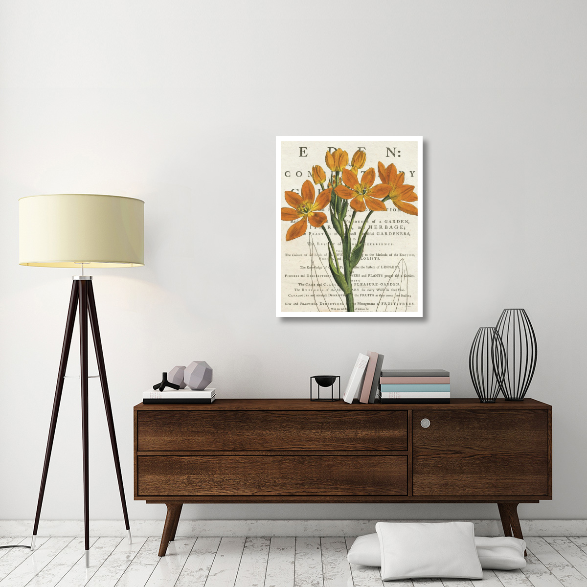 Euphorbia Botany -Paper Art-30&quotx37"