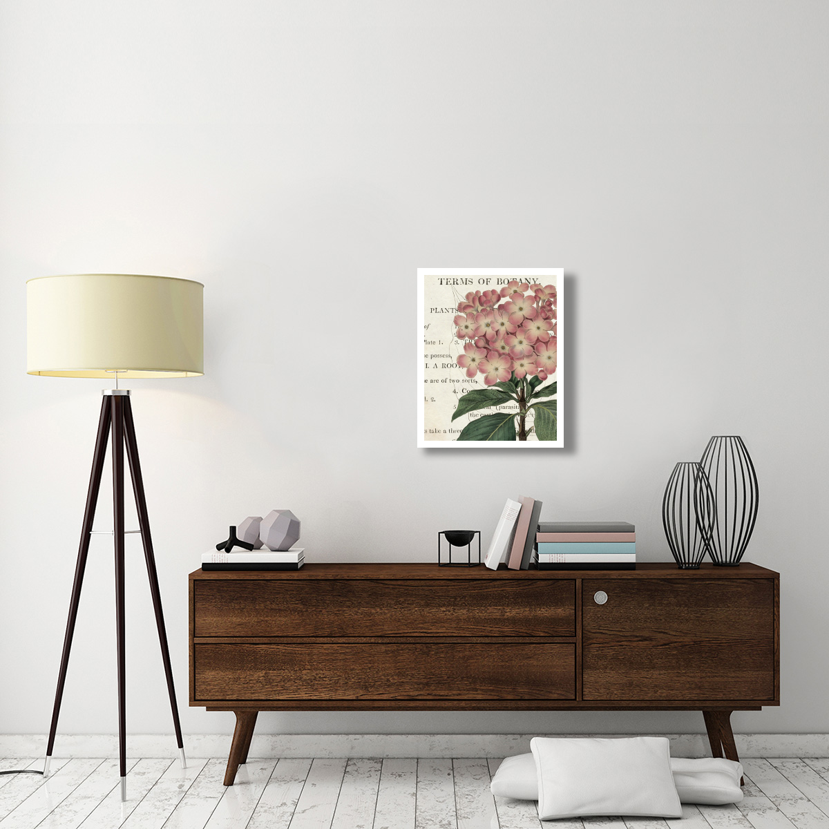 Bicolor Phlox Botany -Paper Art-22&quotx26"