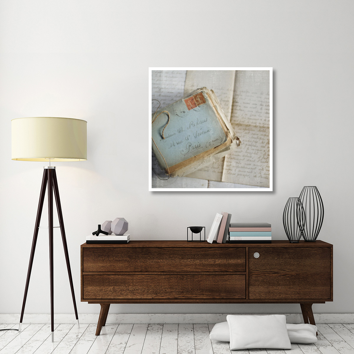Love Letters I -Paper Art-42&quotx42"