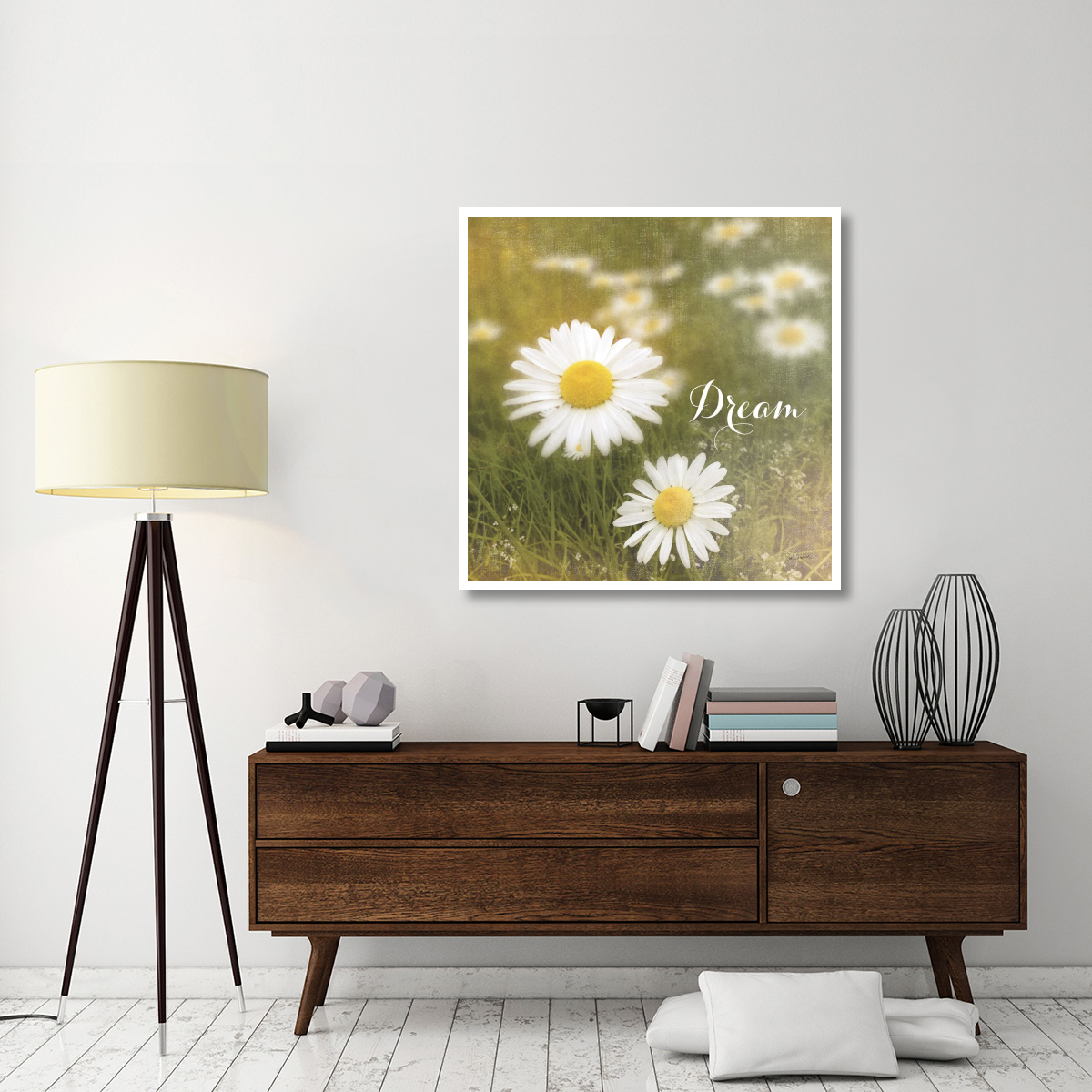 Daisy Dreams -Paper Art-42&quotx42"