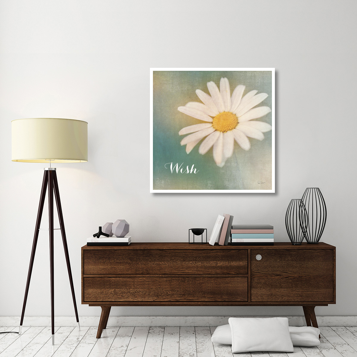 Daisy Wishes -Paper Art-42&quotx42"