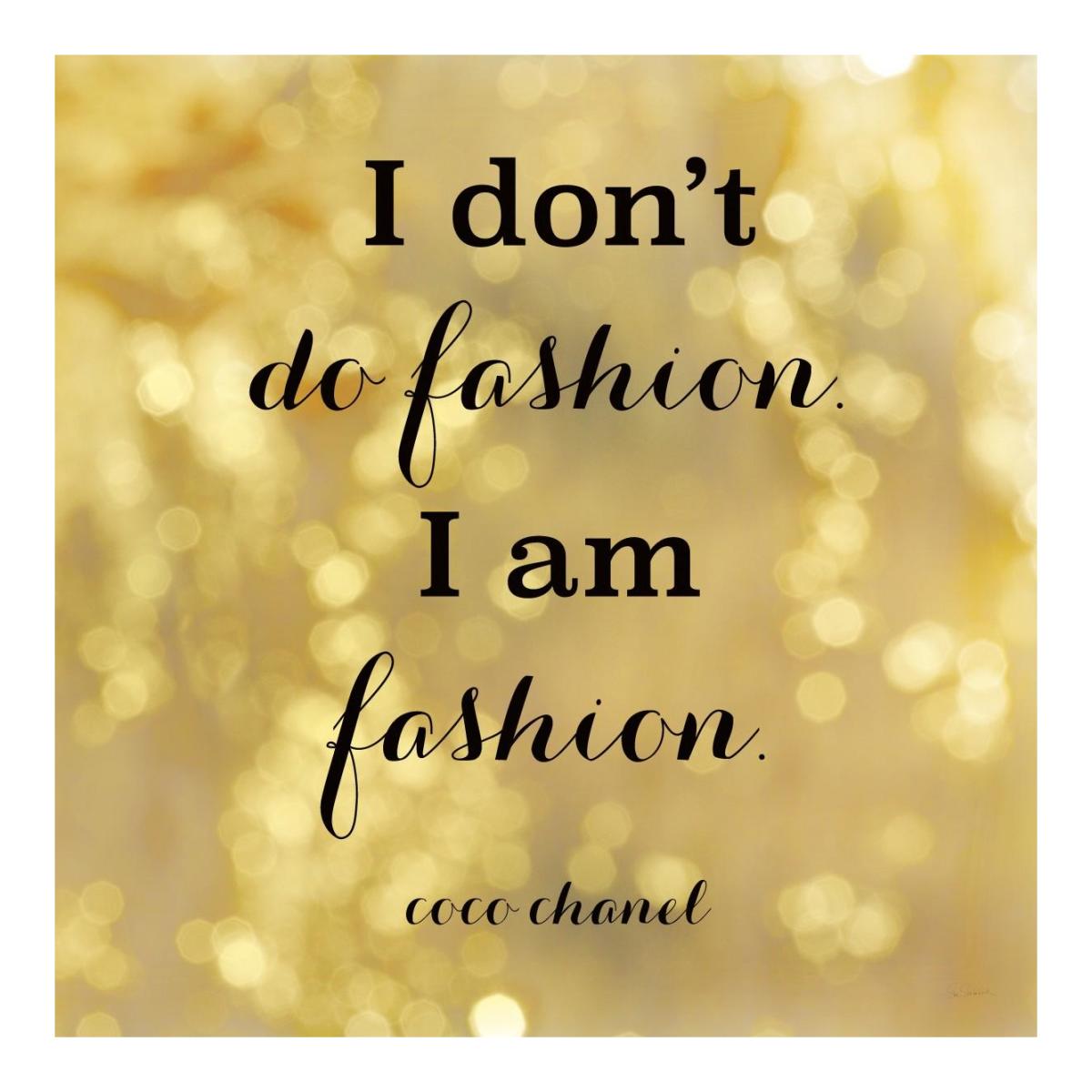 Fashion Quotes III -Paper Art-20"x20"