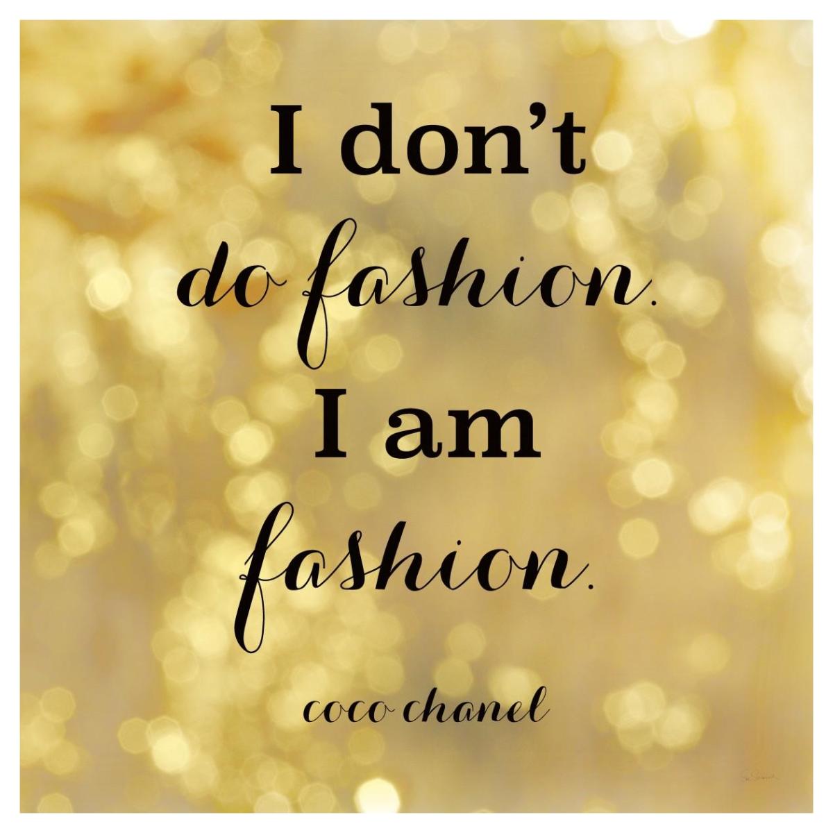 Fashion Quotes III -Paper Art-42"x42"