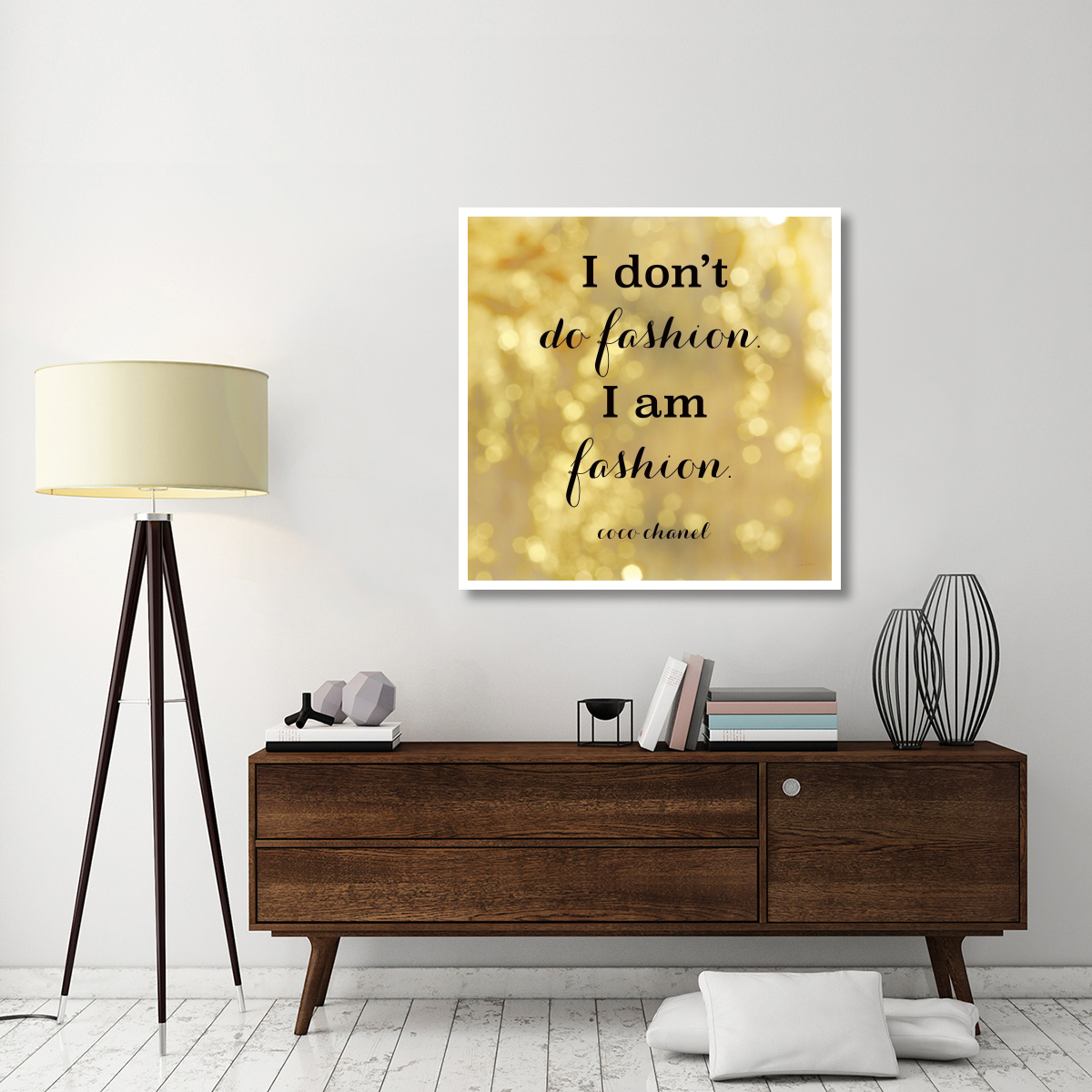 Fashion Quotes III -Paper Art-42&quotx42"