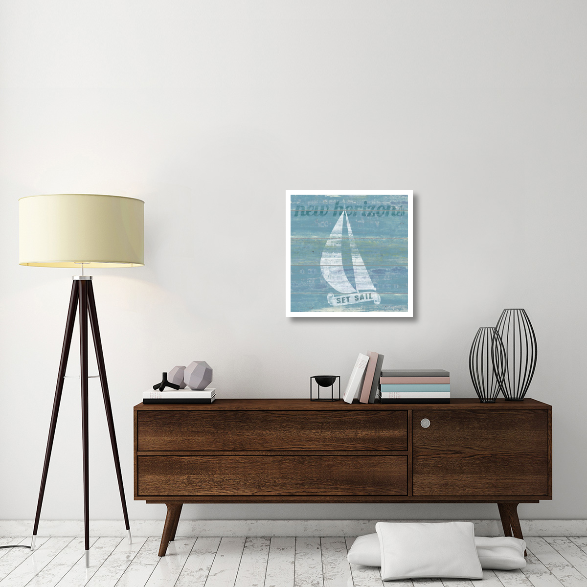Drift Sailboat -Paper Art-26&quotx26"