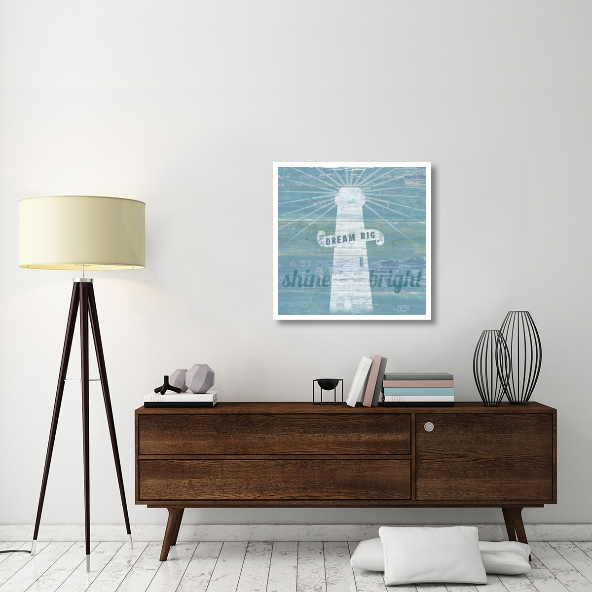Drift Lighthouse -Paper Art-32&quotx32"
