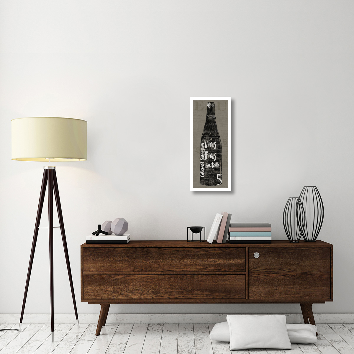 Linen Wine II -Paper Art-14&quotx32"
