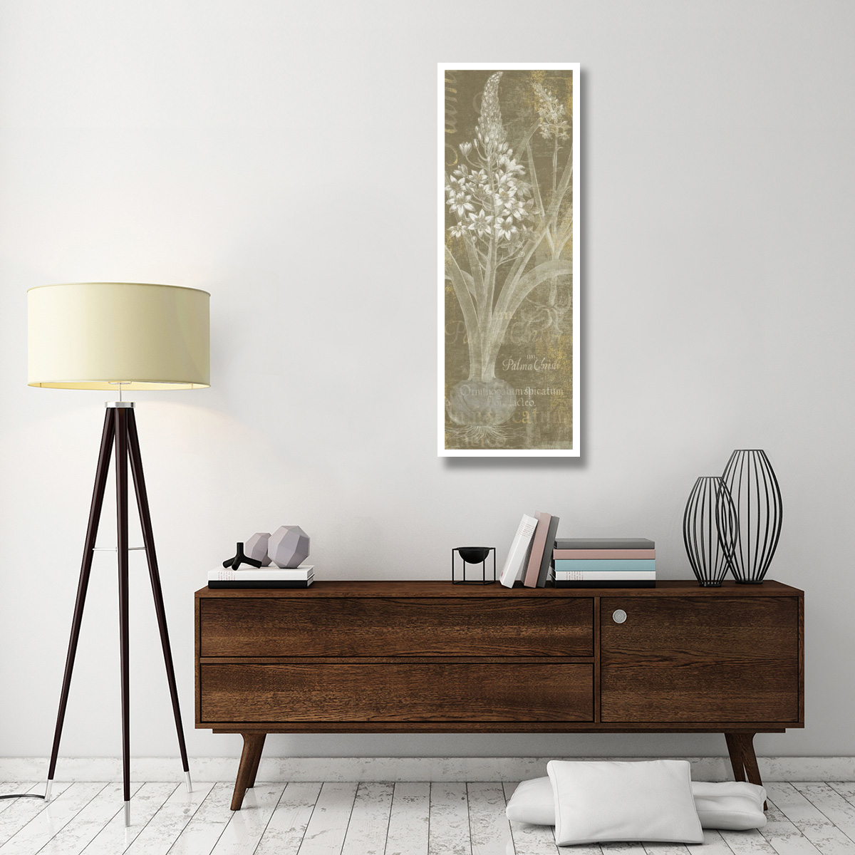Flower Lines II -Paper Art-20&quotx56"