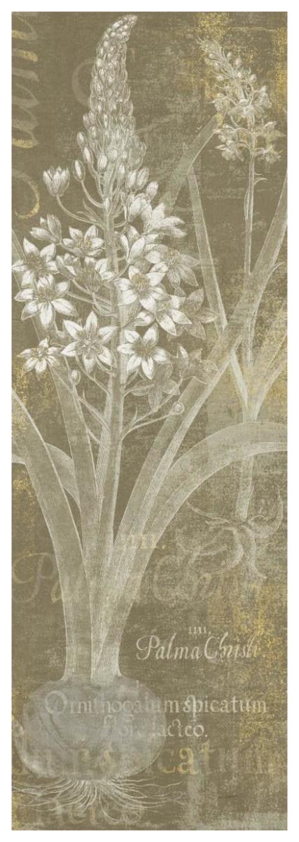 Flower Lines II -Paper Art-26"x74"