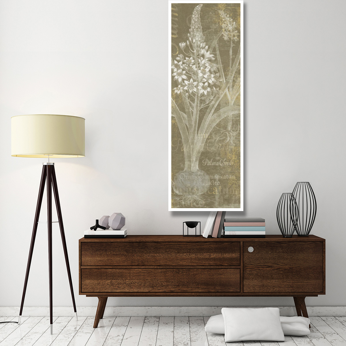 Flower Lines II -Paper Art-26&quotx74"