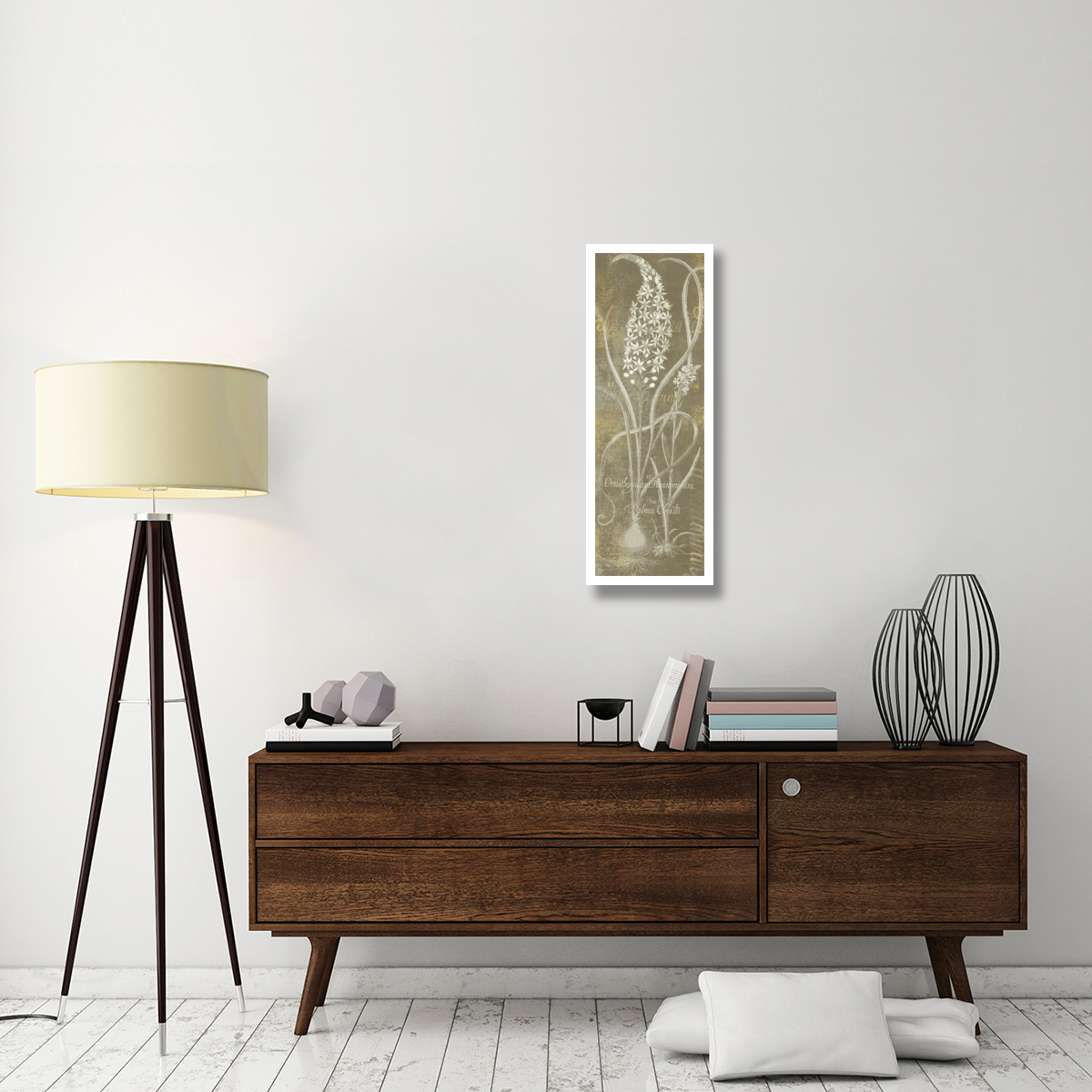 Flower Lines III -Paper Art-14&quotx38"