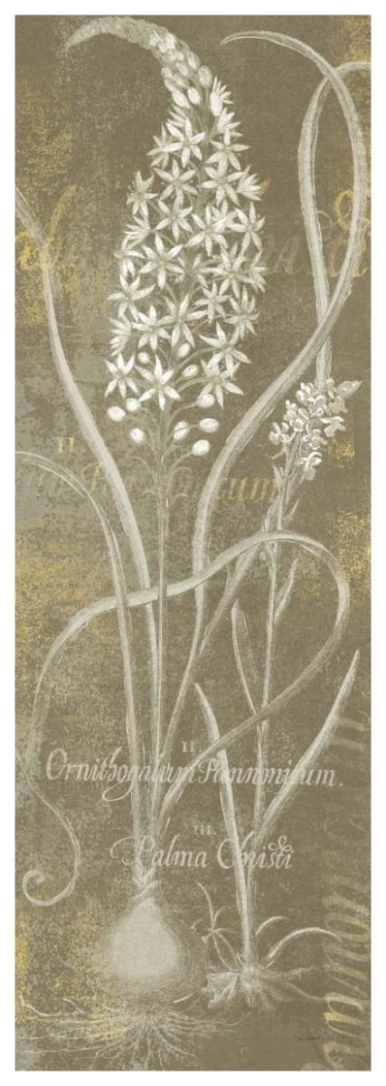 Flower Lines III -Paper Art-26"x74"