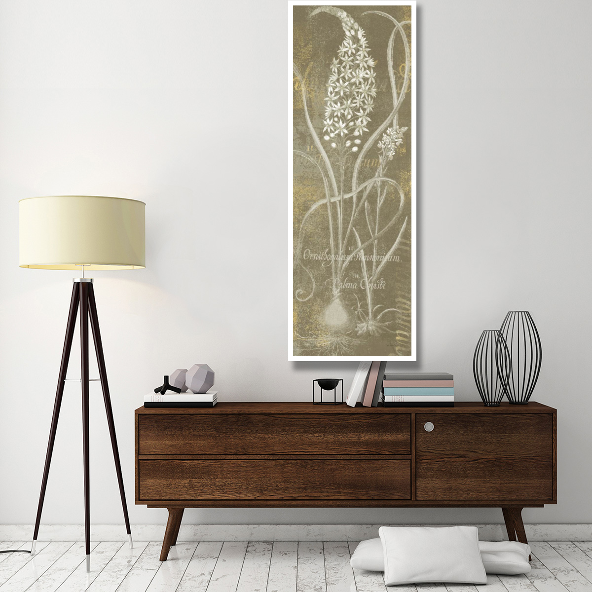 Flower Lines III -Paper Art-26&quotx74"
