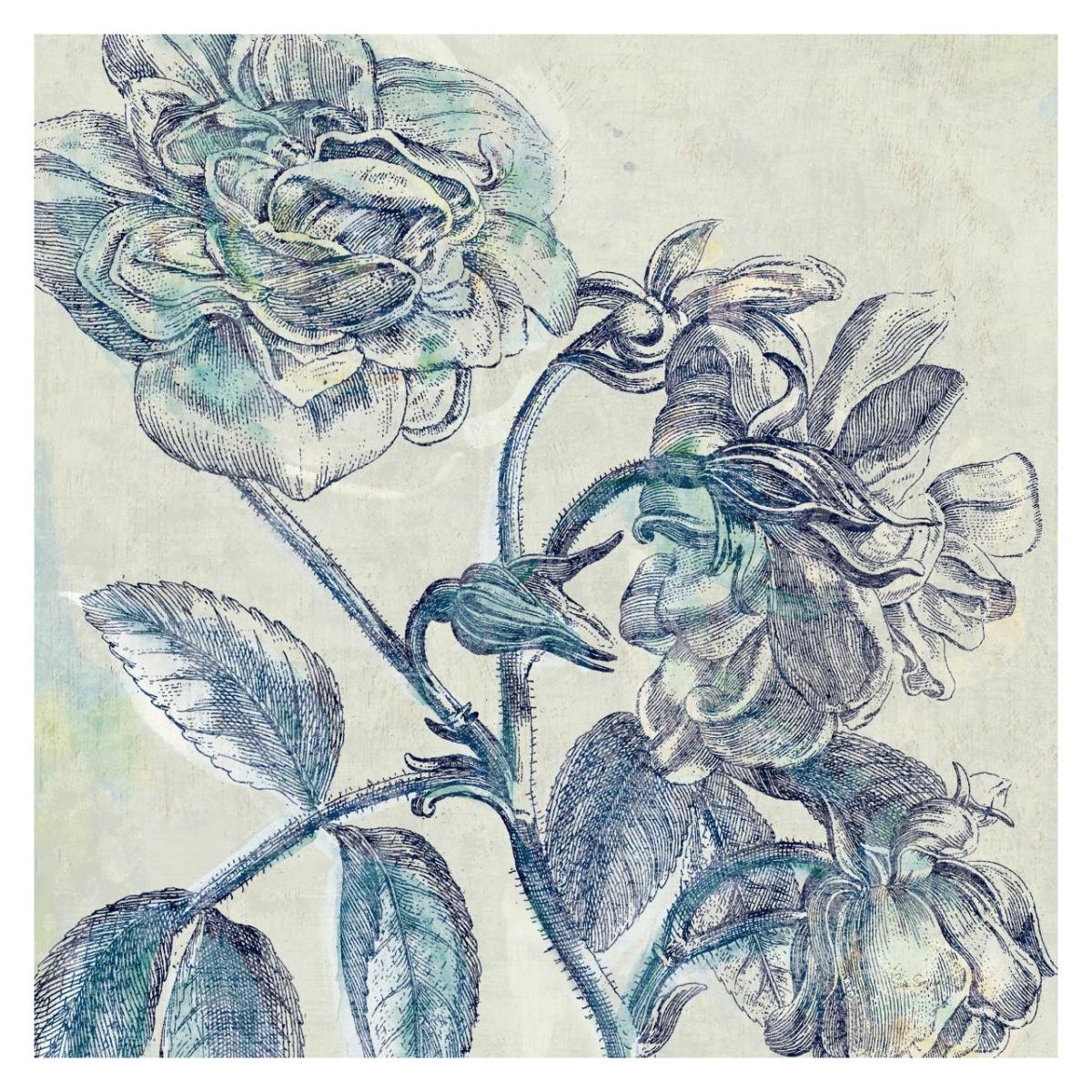 Belle Fleur I -Paper Art-32"x32"