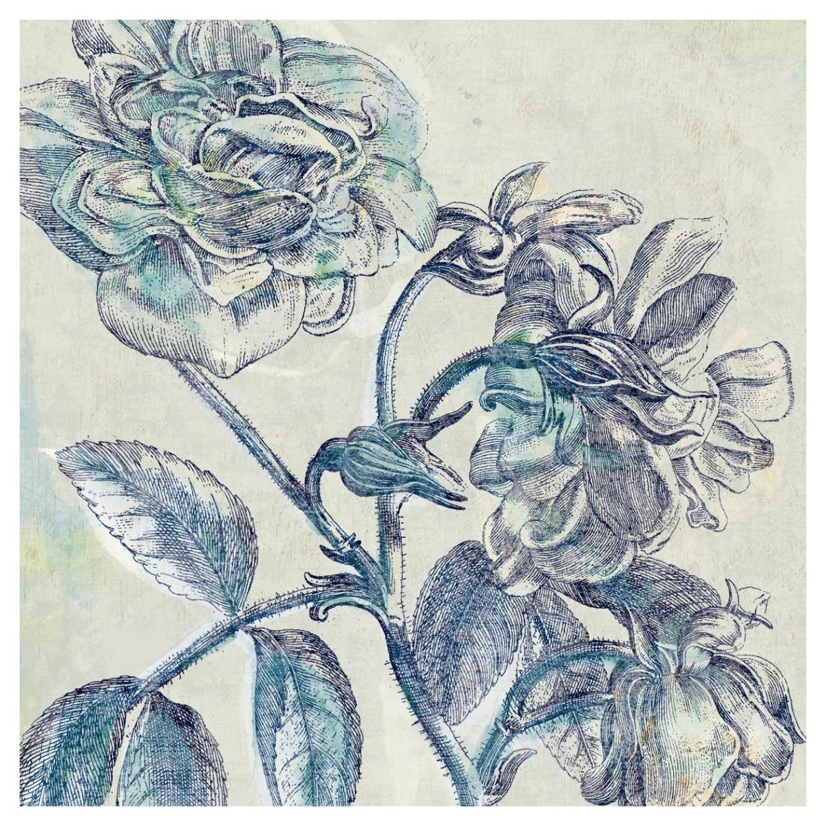 Belle Fleur I -Paper Art-42"x42"