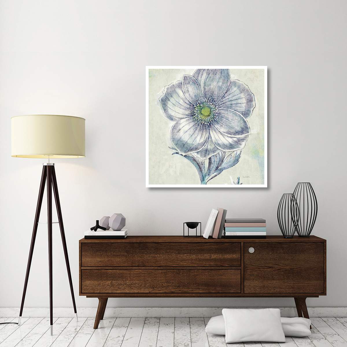 Belle Fleur II -Paper Art-42&quotx42"