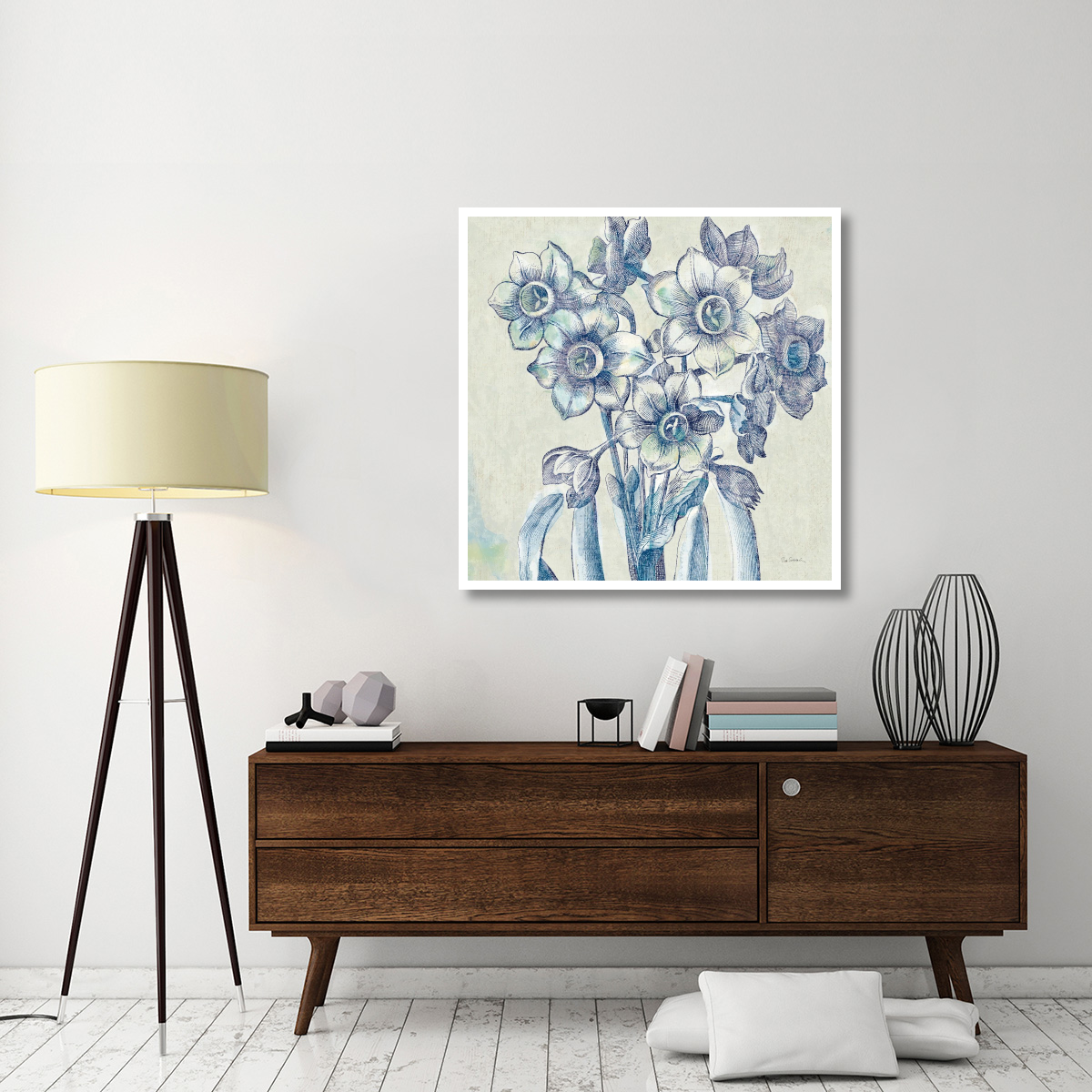 Belle Fleur IV -Paper Art-42&quotx42"
