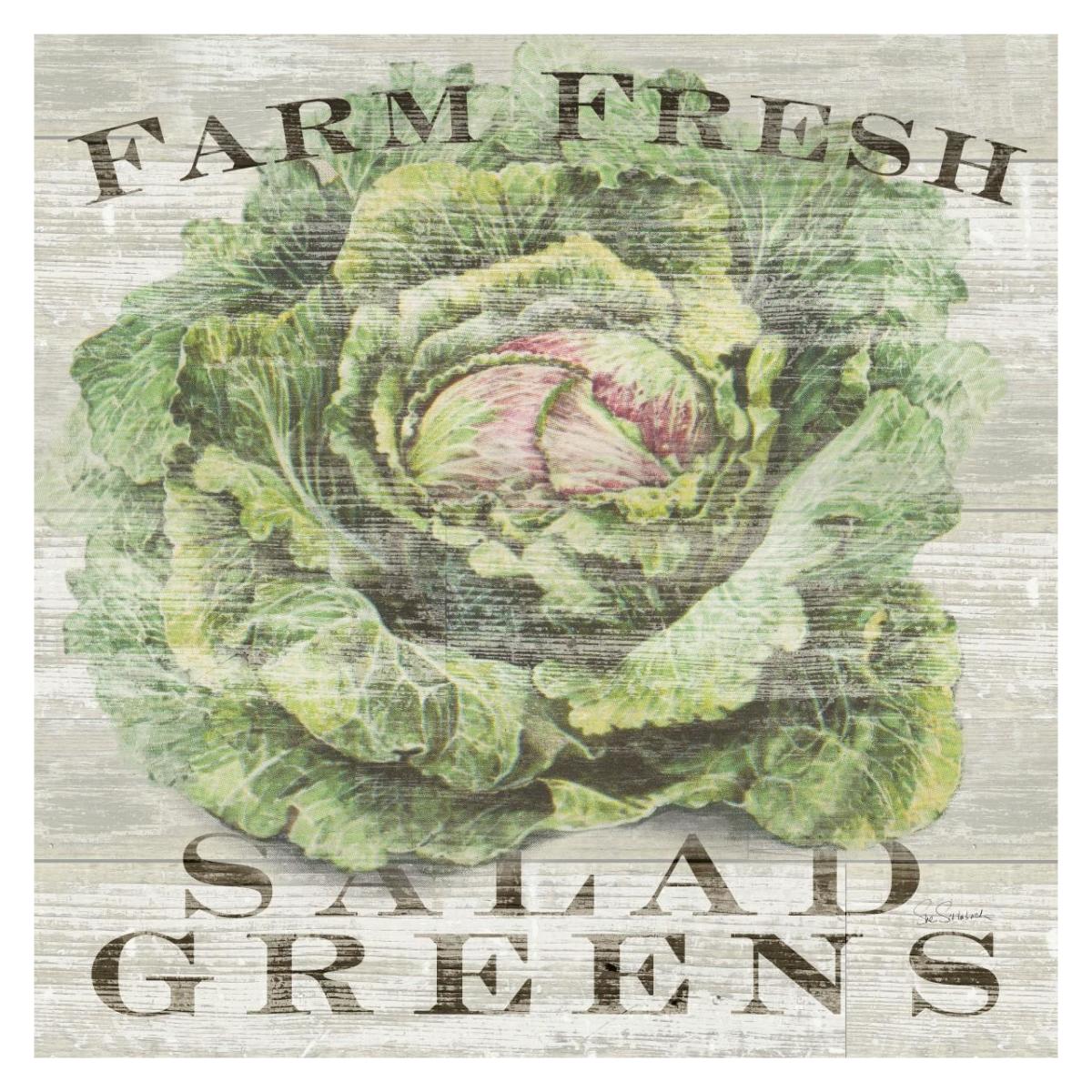 Farm Fresh Greens -Paper Art-32"x32"