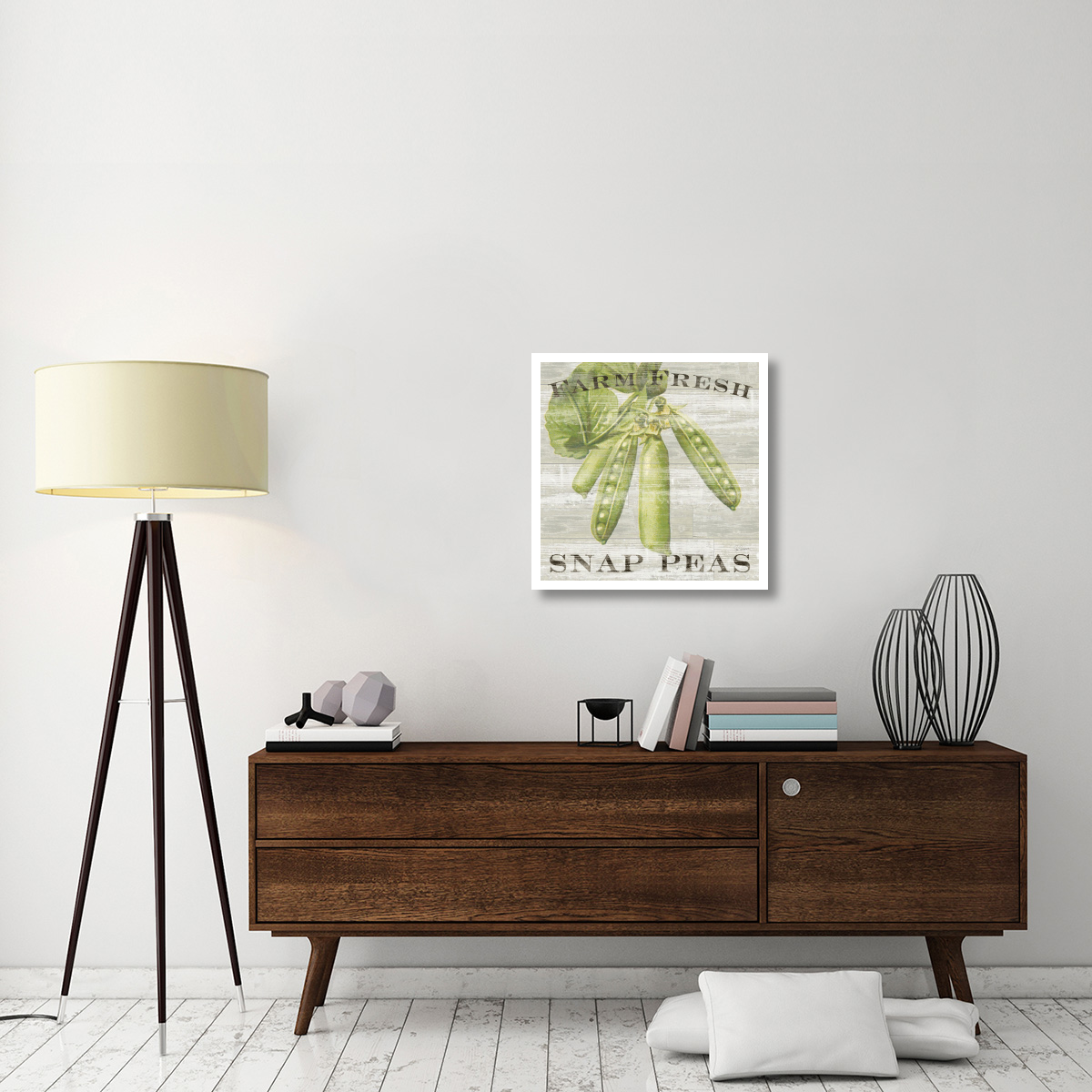 Farm Fresh Peas -Paper Art-26&quotx26"