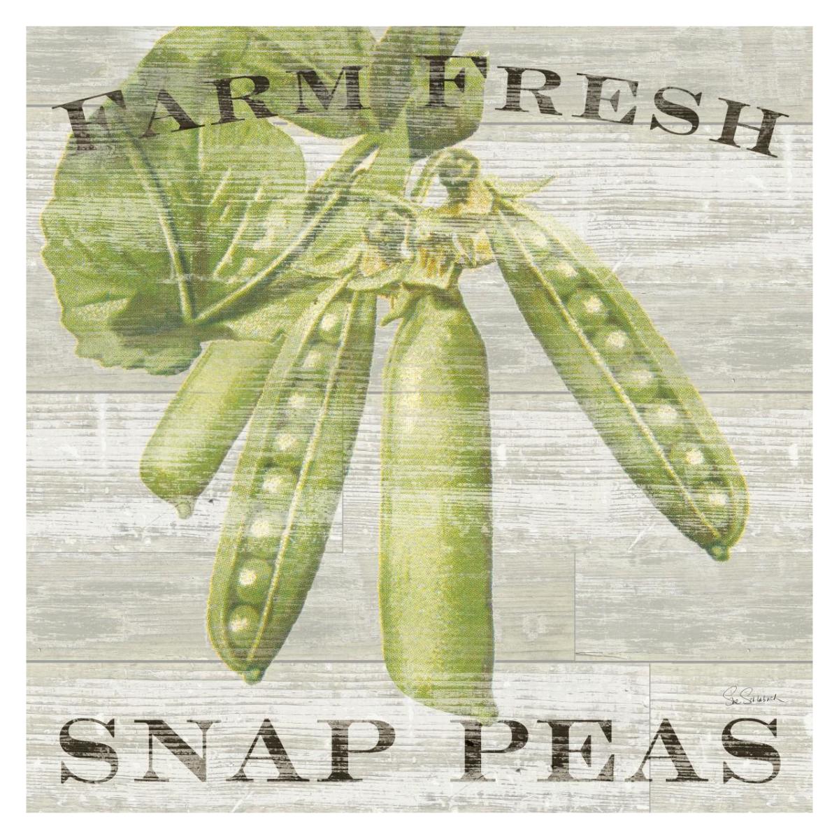 Farm Fresh Peas -Paper Art-32"x32"