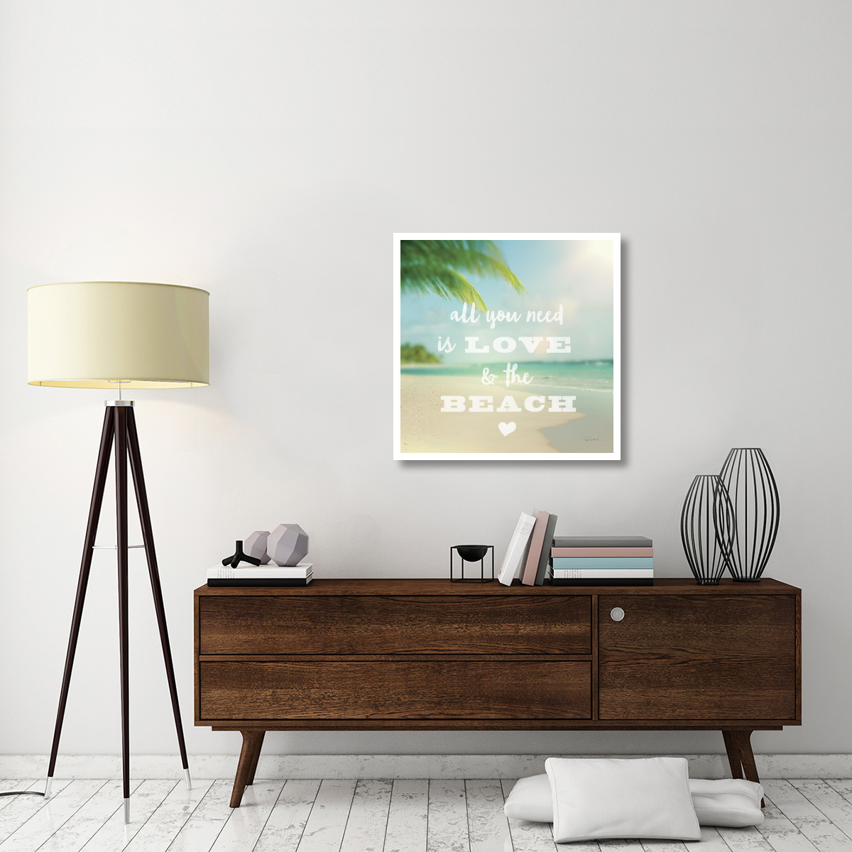 All You Need is Beach -Paper Art-32&quotx32"